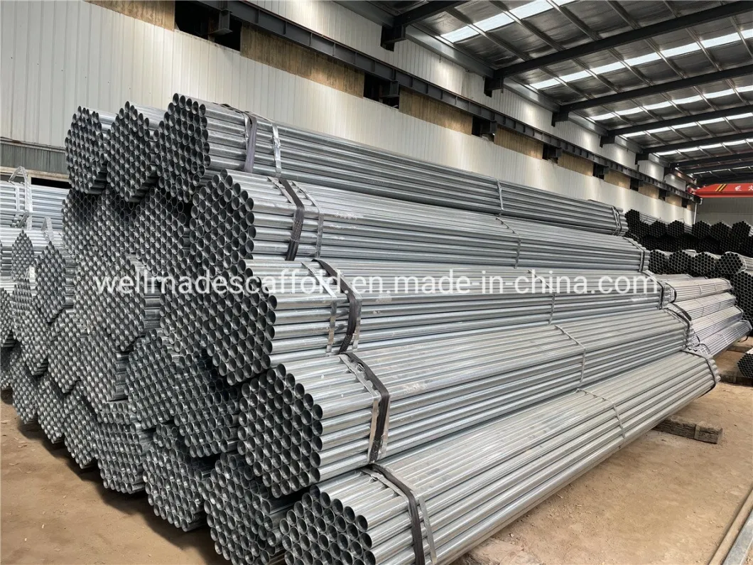 Oil&Gas Rig ERW Galvanized Scaffolding Steel Pipe