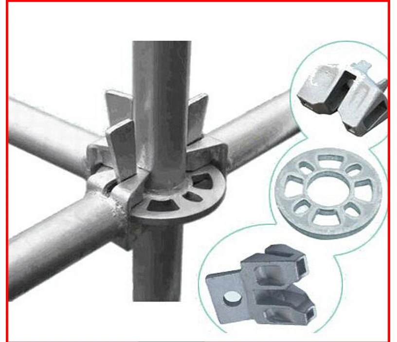 Ringlock Scaffolding Rosette Vertical Ledgers/Galvanized Hollow Jack Base