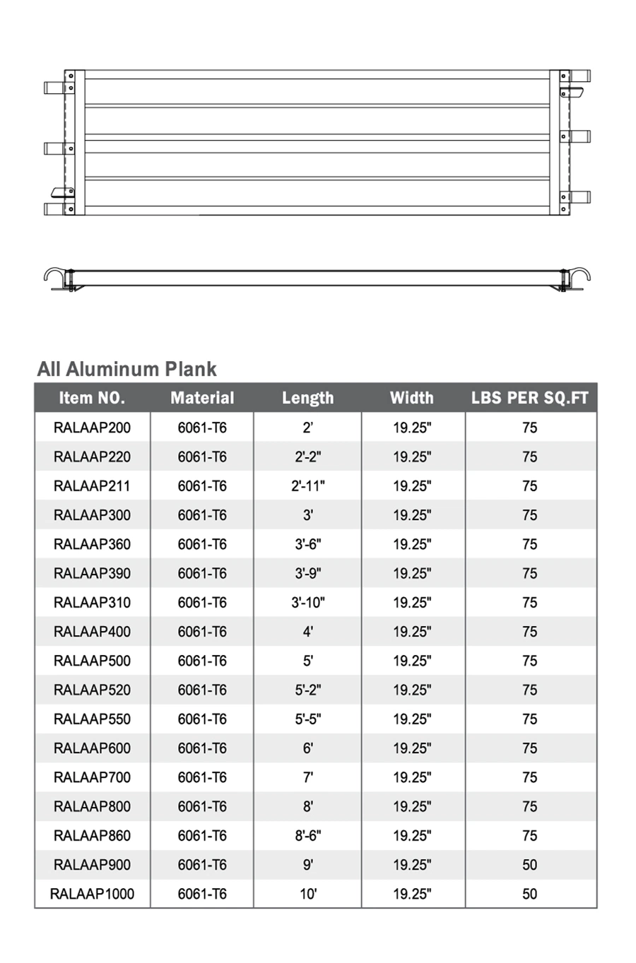 All Aluminum Construction Scaffolding Scaffold Work Working Suspended Lift Platform