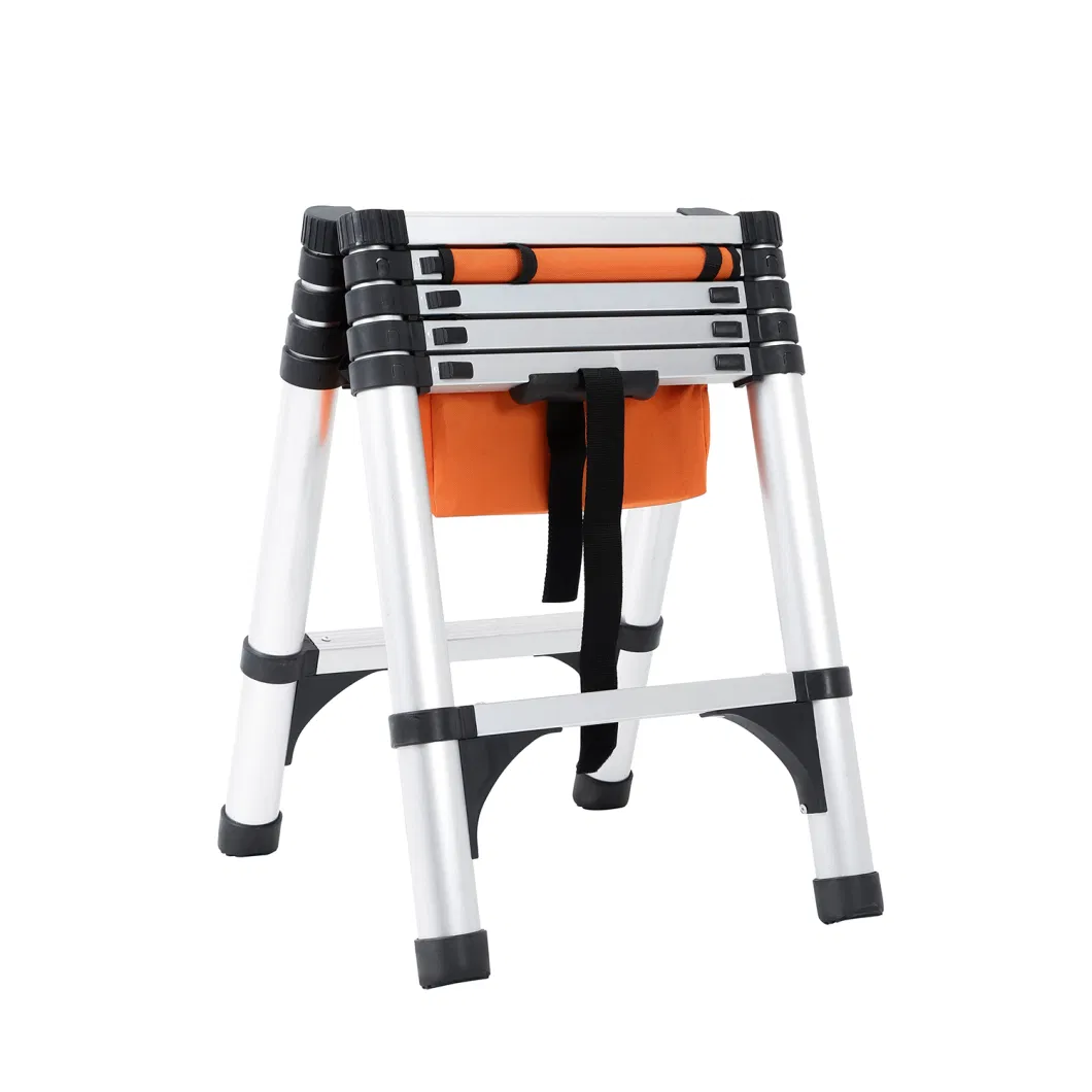 Deliladder 3.5m Retractable Folding Escalera Aluminium Step Multipurpose Ladder