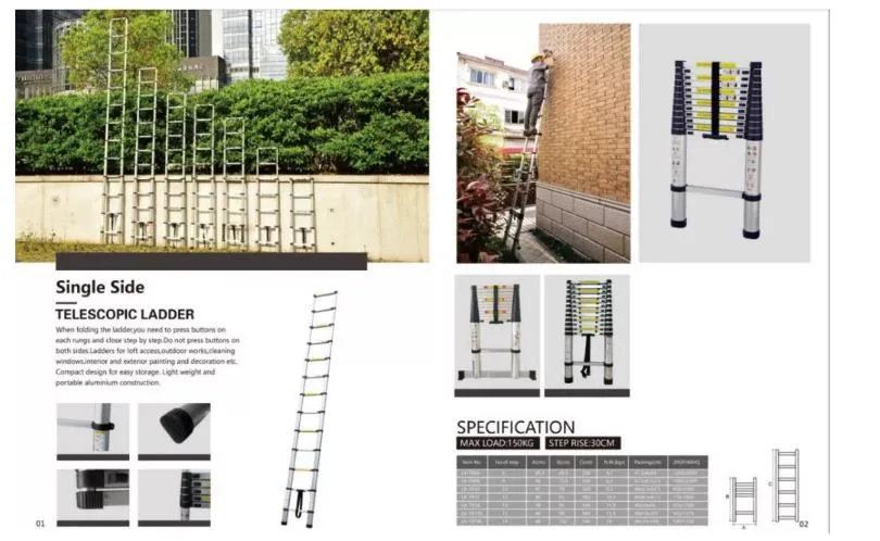 Multifunction Scaffolding Platform Aluminium Step Combination Ladders