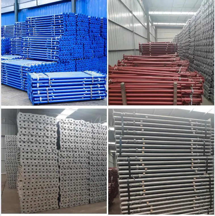 Galvanized Steel Acro Props Shuttering Jacks Steel Acrow Shoring Scaffolding Steel Prop for Building Construction