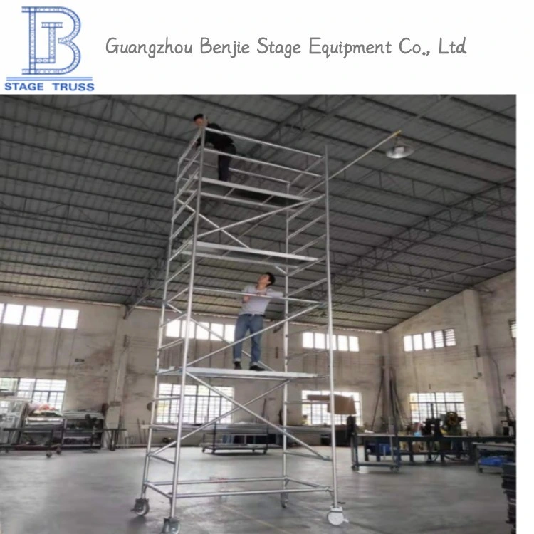 Aluminum Alloy Construction Scaffold Mobile High Building Scaffolding Tower