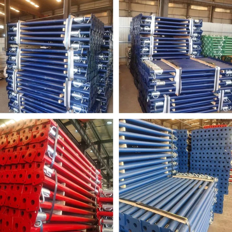 Powder Coated Formwork Telescopicos Puntales Metalicos Scaffolding Adjustable Steel Shoring Prop Shuttering Jack Price Steel Props