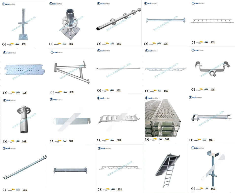 Hight Quality SGS European Standard Hot Dipped Galvanized/ Q355/Q345 Ringlock Scaffold Systemoctagonlock Scaffolding