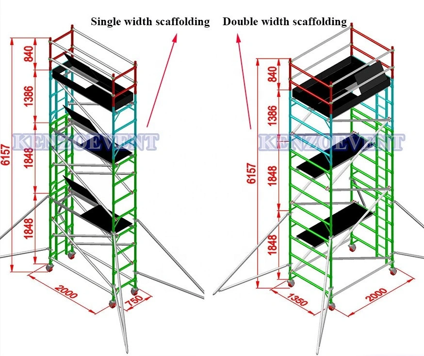 Competitive Price Mobile Aluminum Scaffold Tower