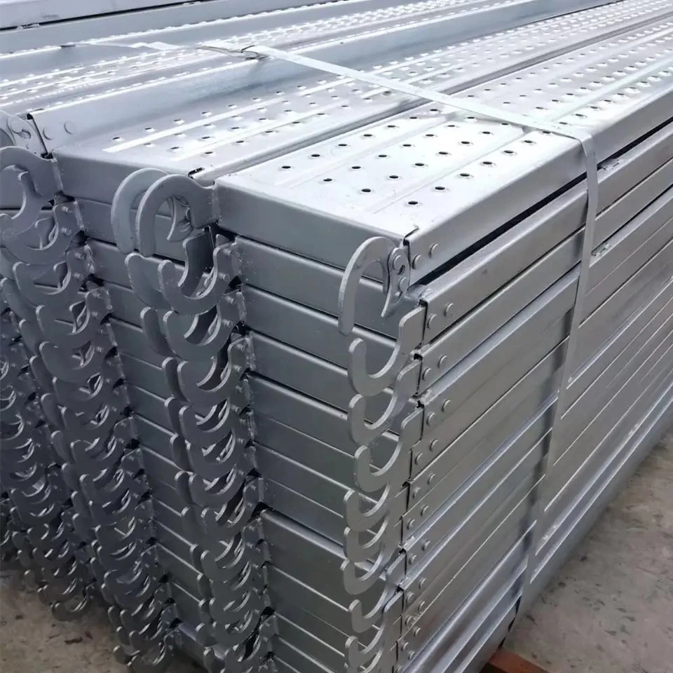 Q235 Galvanized Steel Catwalks Platform with Hooks Scaffolding Metal Plank