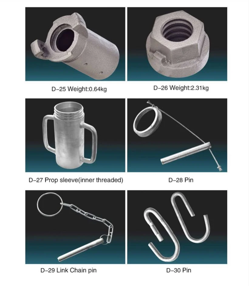 Scaffolding Formwork System Accessories for Construction Building Material with SGS /ISO Certificate