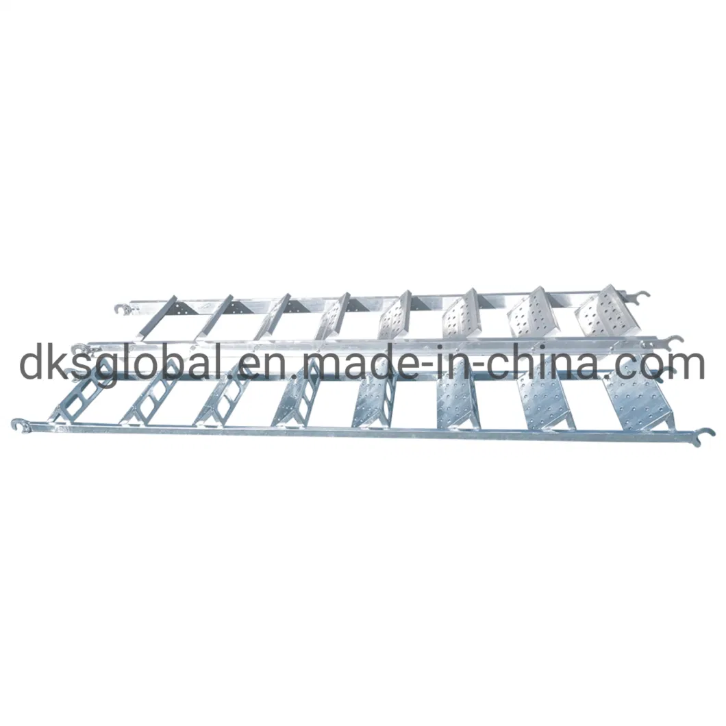Convinent Quialified Galvanized Steel Safety Step Scaffold Stairs in Construction Formwork Building