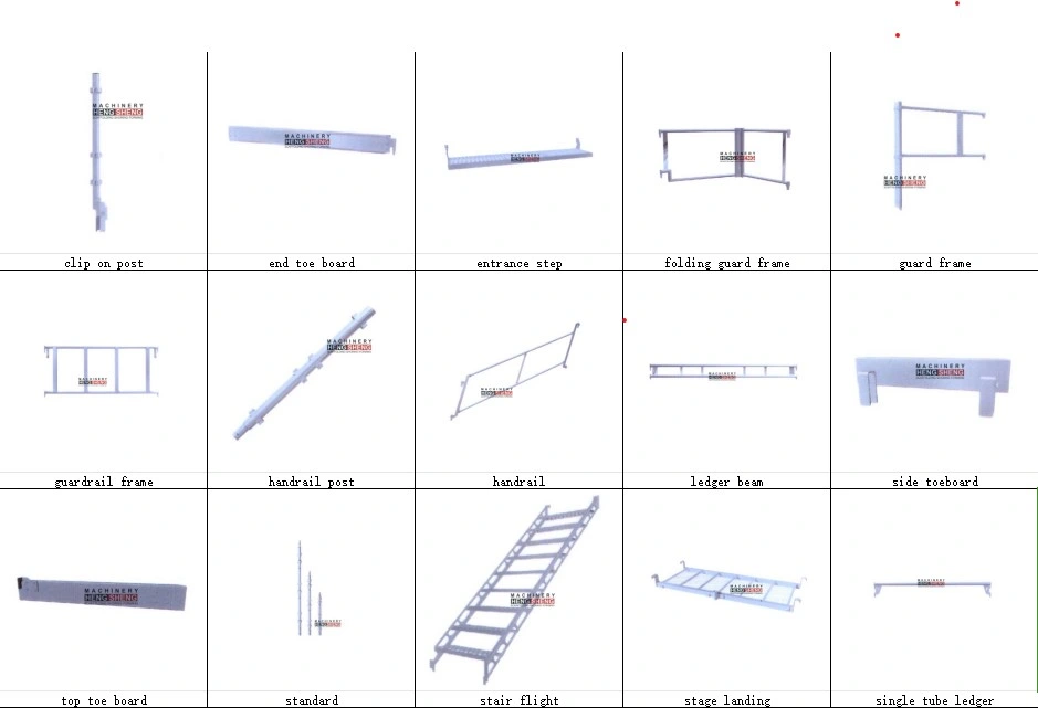 HS Haki Stair Tower System Quick Mounting Mini Outdoor Mobile Scaffold System Stair Flight for Haki Stair Tower System