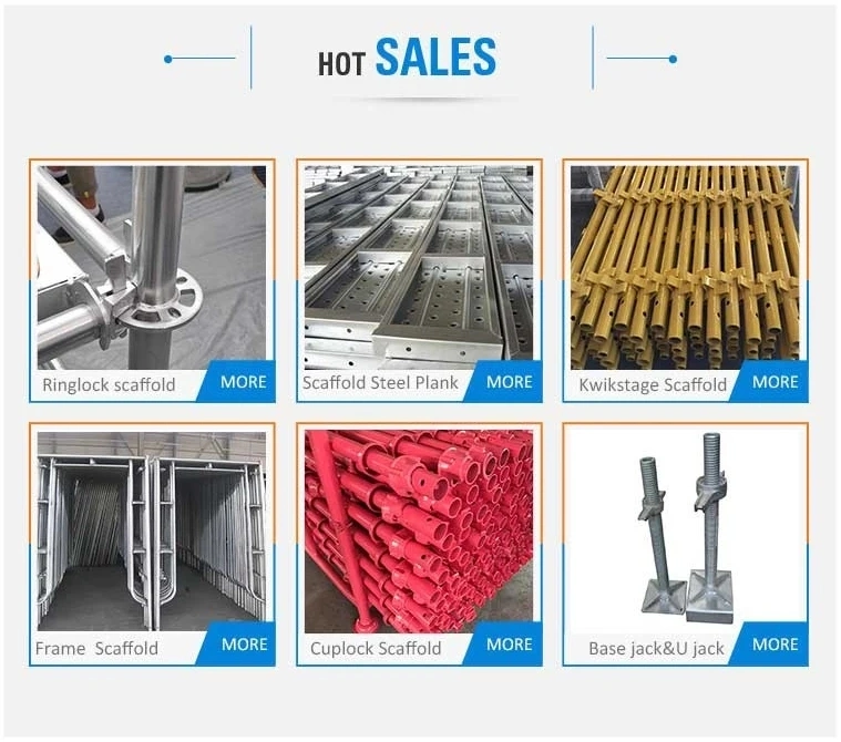 China Supplier Hot Dipped Galvanized Hollow Square and U-Head Scaffold Screw and Jack Base for Construction