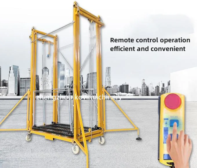 300 Kg Loading Electric Lifts Remote Control Mobile Climbing Platform Lift Platform Lift Scaffolding