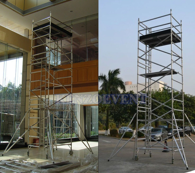 Mobile Scaffold Tower Aluminum Ladder Frame Scaffold