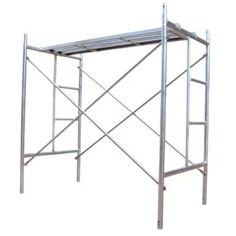 USA Galvanized Metal Climbing Scaffolding Ladder Frame