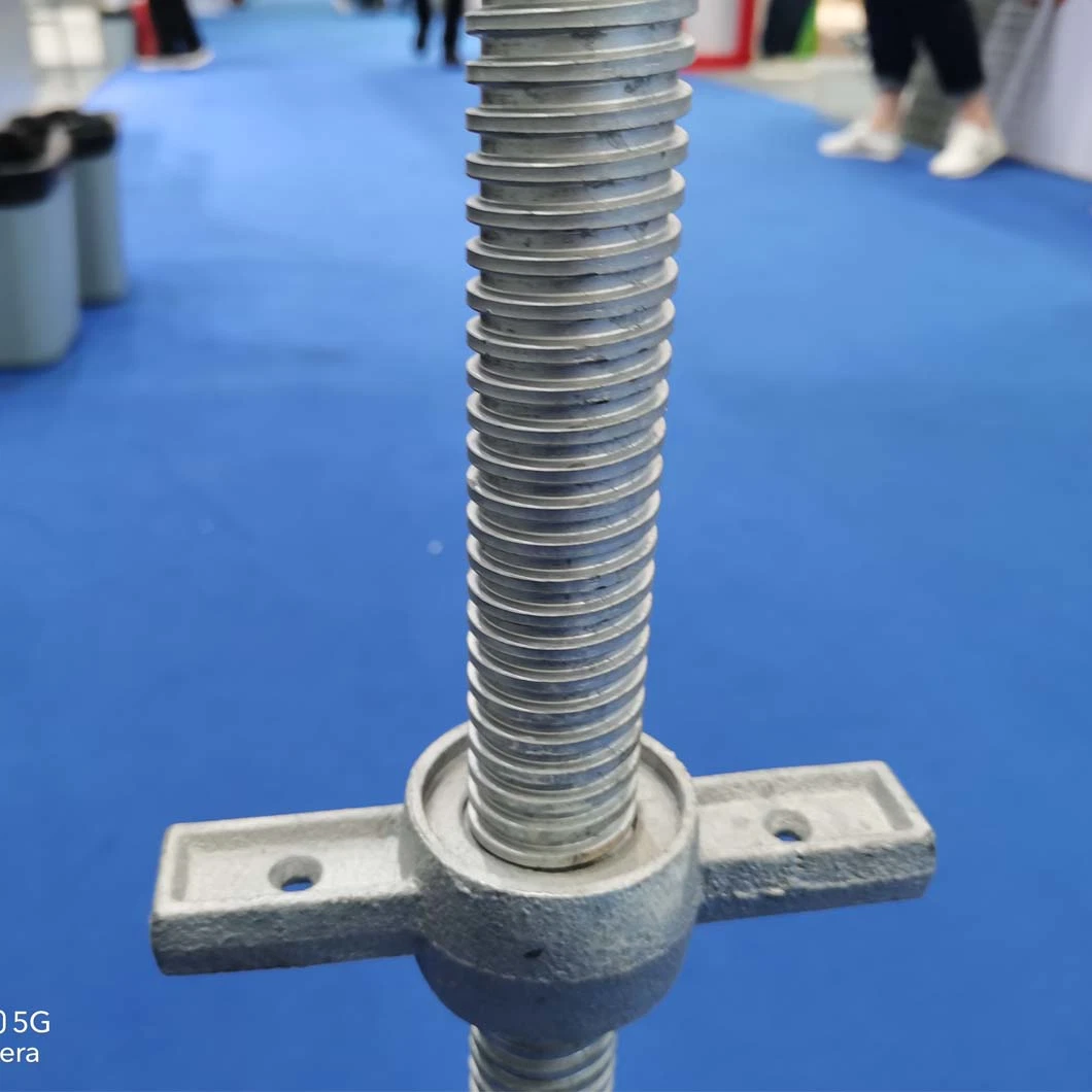 Electro Galvanized Solid Screw Base Jack U Head for Australia Kwikstage Scaffolding Beam Adjustable