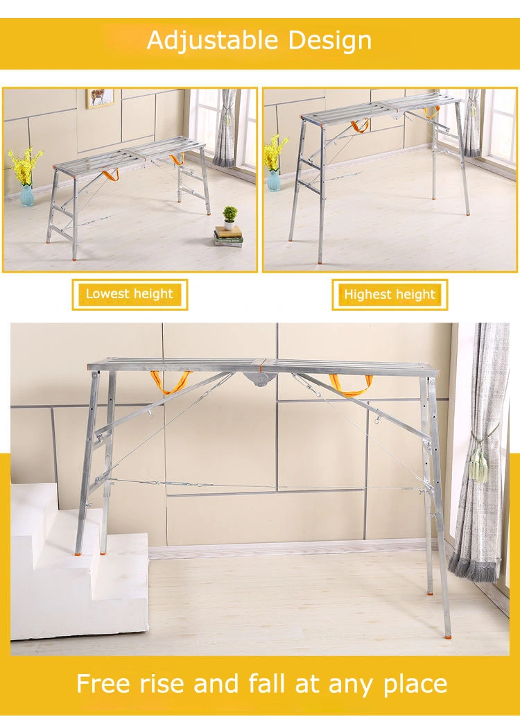 Stool Multifunctional Lifting Folding Thickened Scaffolding Portable Telescopic Engineering Ladder