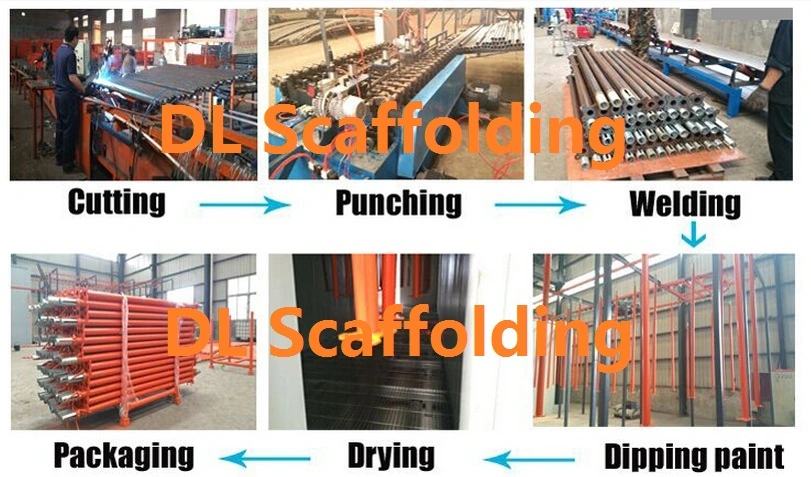 Adjustable Steel Prop Scaffold for Construction Jack Base Scaffolding Formwork System
