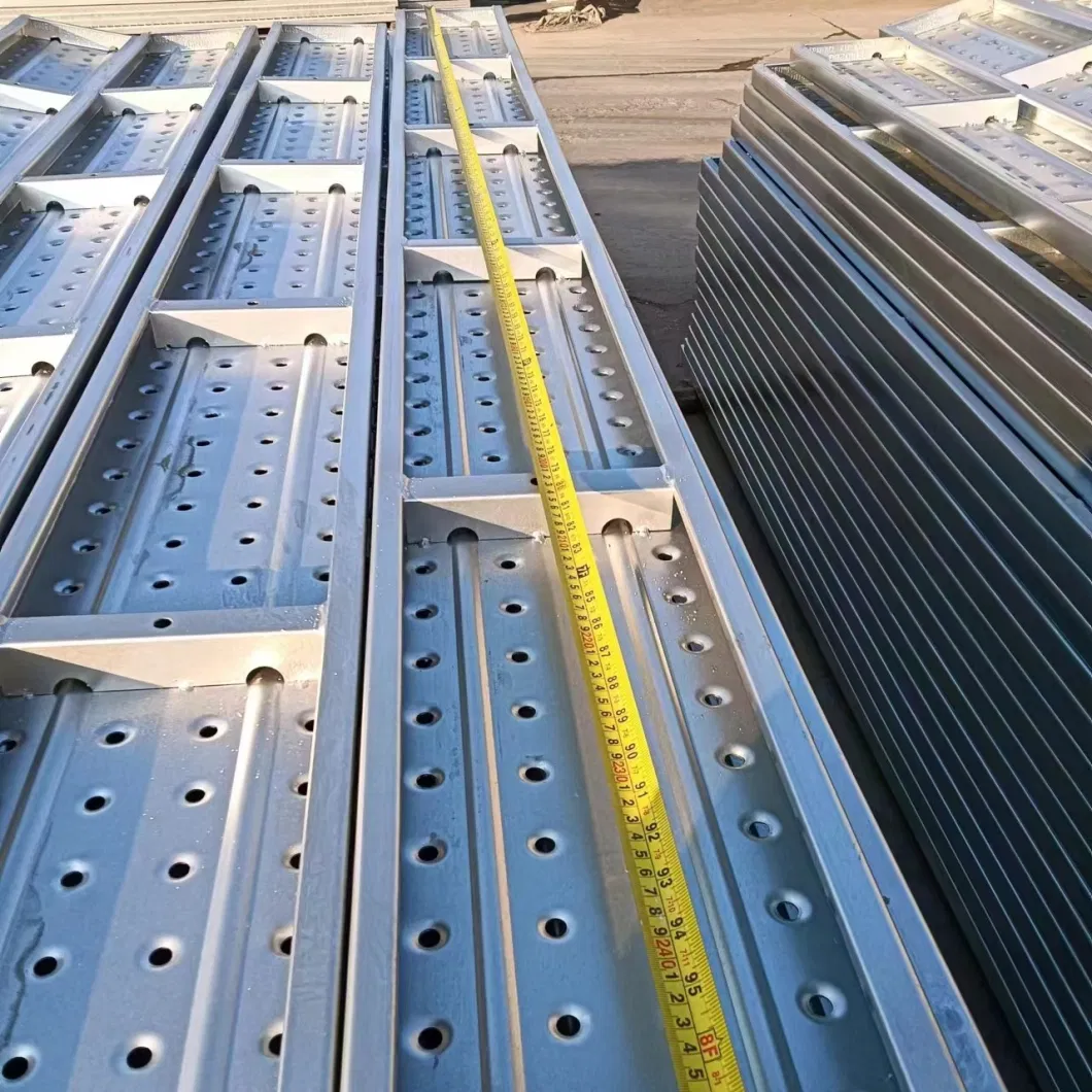 Space-Saving Anticorrosive Hot-DIP Galvanized Scaffold Plank Trestles Planks Scaffolding System