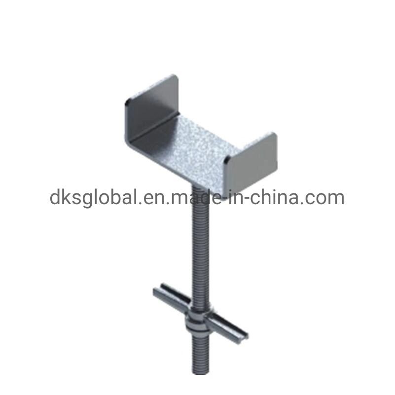 Q235 Galvanized Steel U Head Jack Base and Screw Jack Scaffold Base Plate Scaffolding System