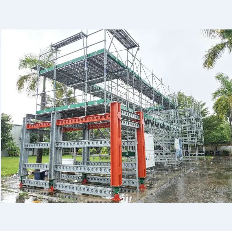 ISO9001 Building Material Cuplock Frame Scaffolding U Head Jack Base