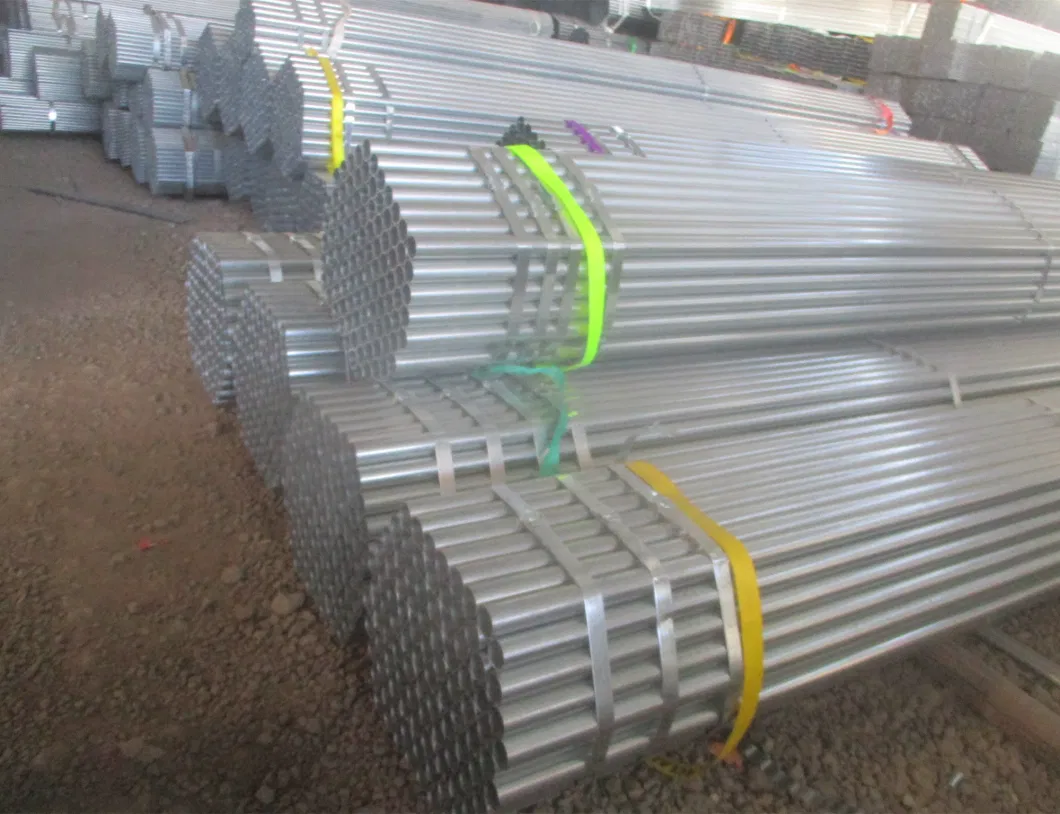 Building Material S235 Pipe BS Pipe 48.3mm Carbon Steel Pipe Scaffold Tube Steel Tube ASTM Welded Pipe Galvanized Tube Gi Pipe Galvanized ERW En39 Steel Pipe