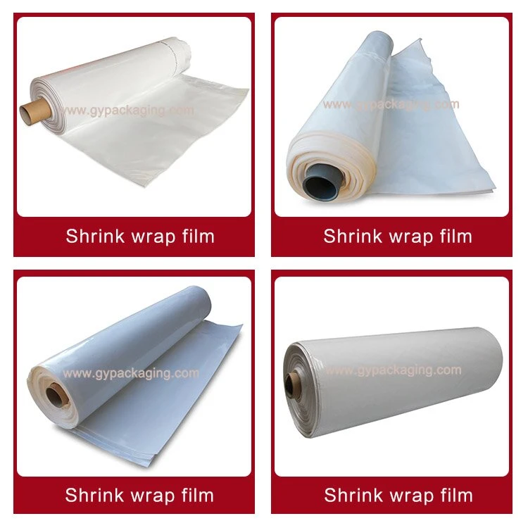 Hot Sale Scaffold Cover 15 Inch X 1000 Feet Shrink Wrap 200um Thick Plastic Polyethylene Builder Film Roll