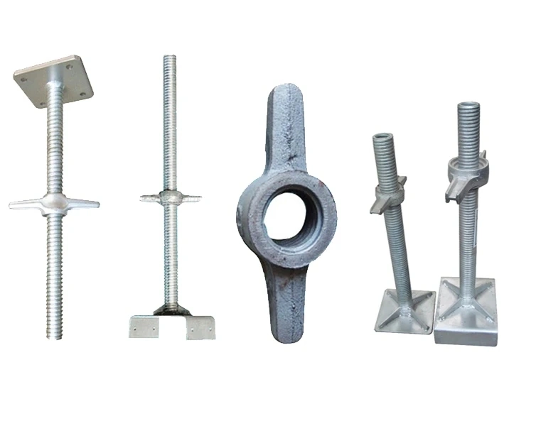 China Supplier Hot Dipped Galvanized Hollow Square and U-Head Scaffold Screw and Jack Base for Construction