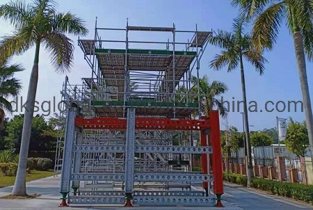 Steel Convinent Quialified Steel Safety Step Scaffold Stairs Facede ISO