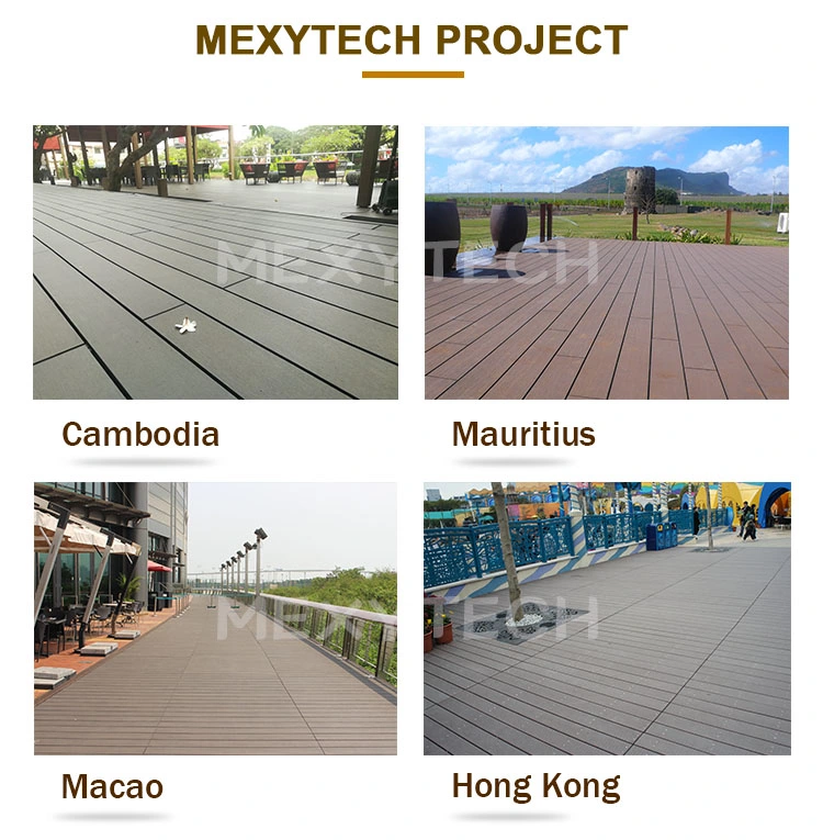 Waterproof Flooring Pool Deck Composite Deck 140*23mm Building Material for Exterior