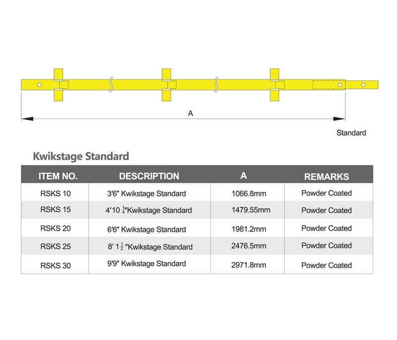 ANSI Standard K-Stage System Kwikstage Scaffold Quick Stage Scaffolding