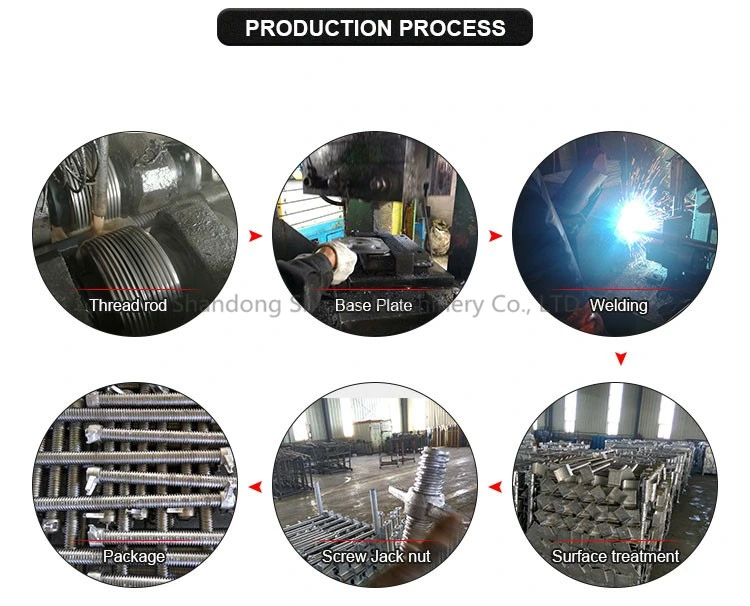 Scaffolding Adjustable Screw Base Jack / U-Head Jack Base
