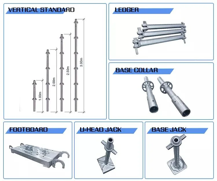 Guangdong Scaffolding Aluminum Scaffolding Ringlock Frame Durable Scaffold