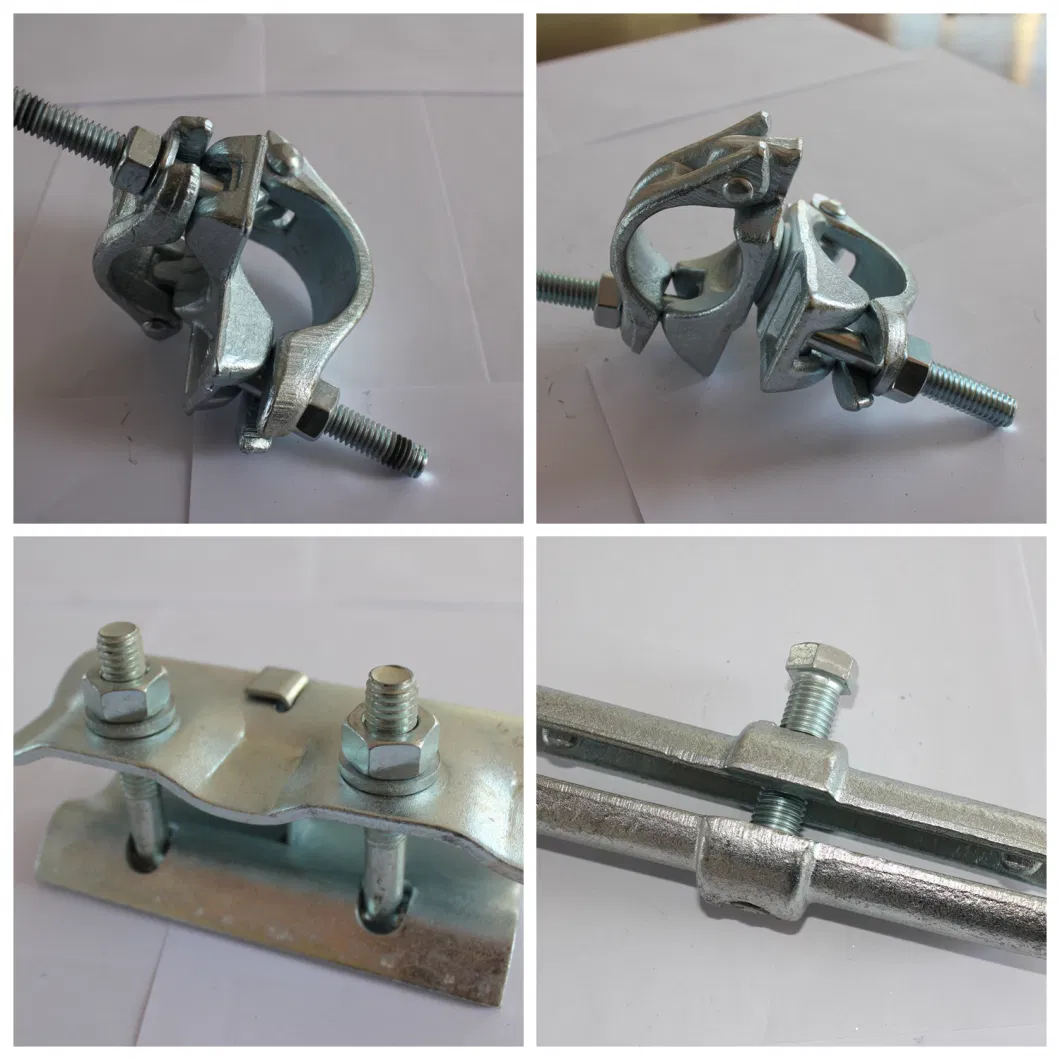 Certified Drop Forged Zinc Plated Putlog Single Coupler Tested by En74/BS1139/As1576