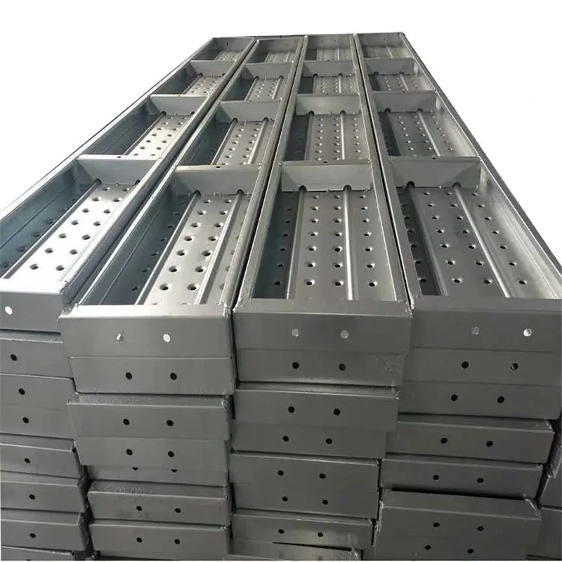 Q235 Galvanized Steel Catwalks Platform with Hooks Scaffolding Metal Plank