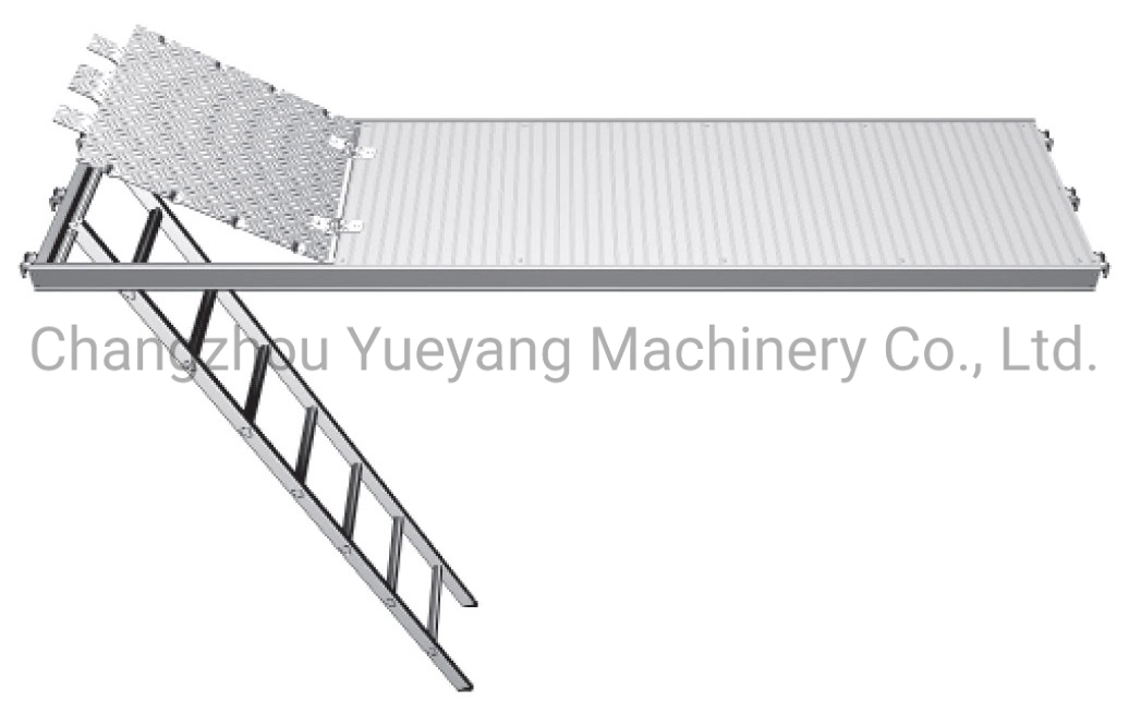 Aluminium Scaffold Trap Door Deck with Ladder for Construction Use