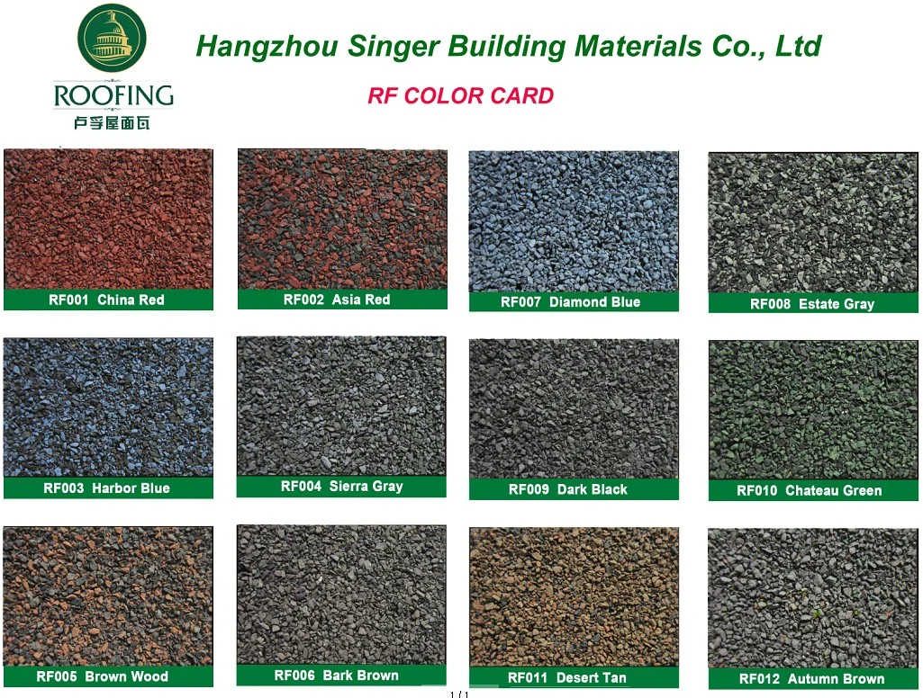 Sangobuild Asphalt Roofing Shingles Colorful Roofing Covers Waterproof Solutions Building Materials