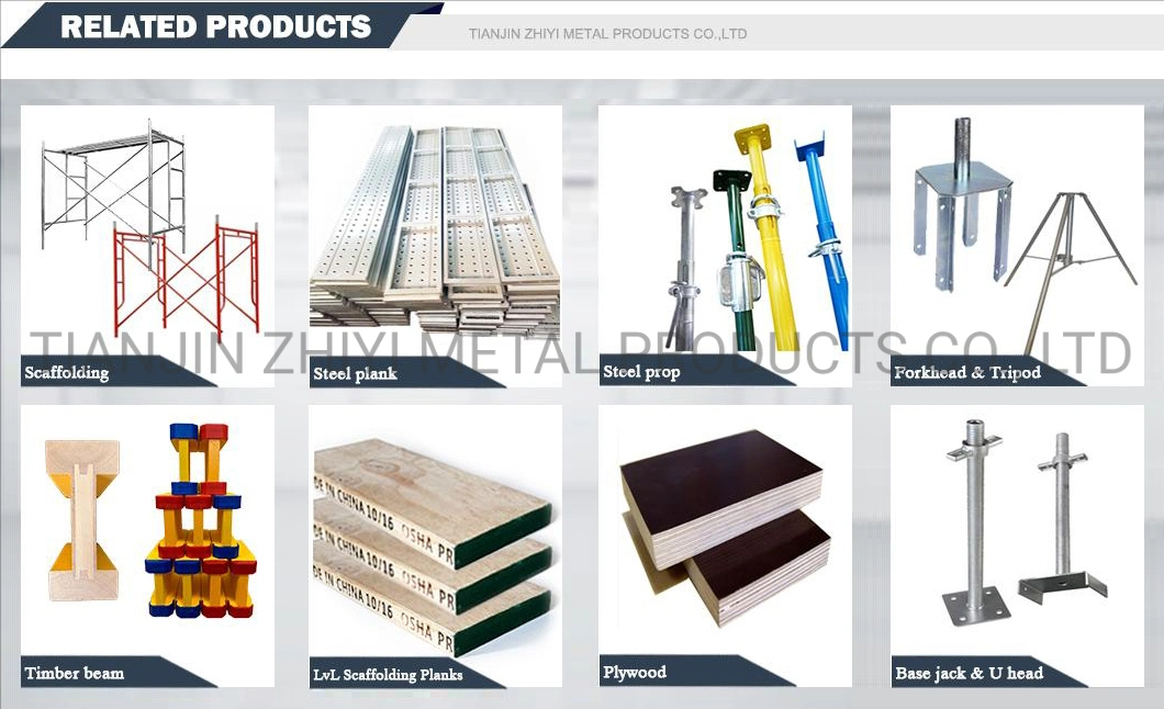 Industrial Platform Ladder Construction Scaffolding Steel Catwalk Board Platform with Hooks