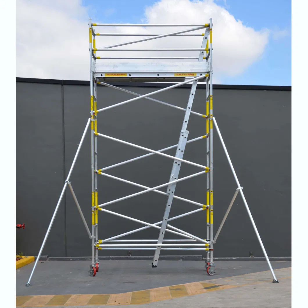 2ND Hand Used Aluminum Mobile Scaffolding Tower Material