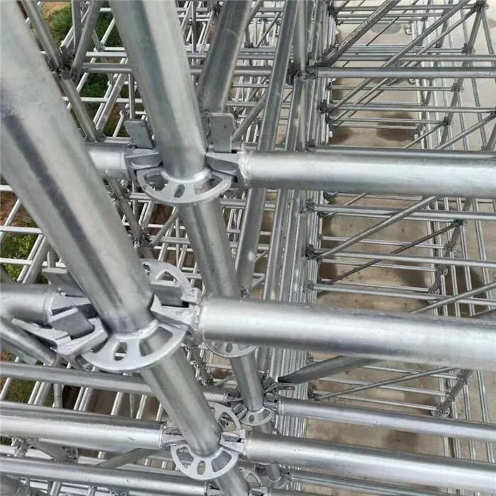 Ringlock Scaffold Construction Hot Dipped Galvanized Steel Ringlock Scaffolding