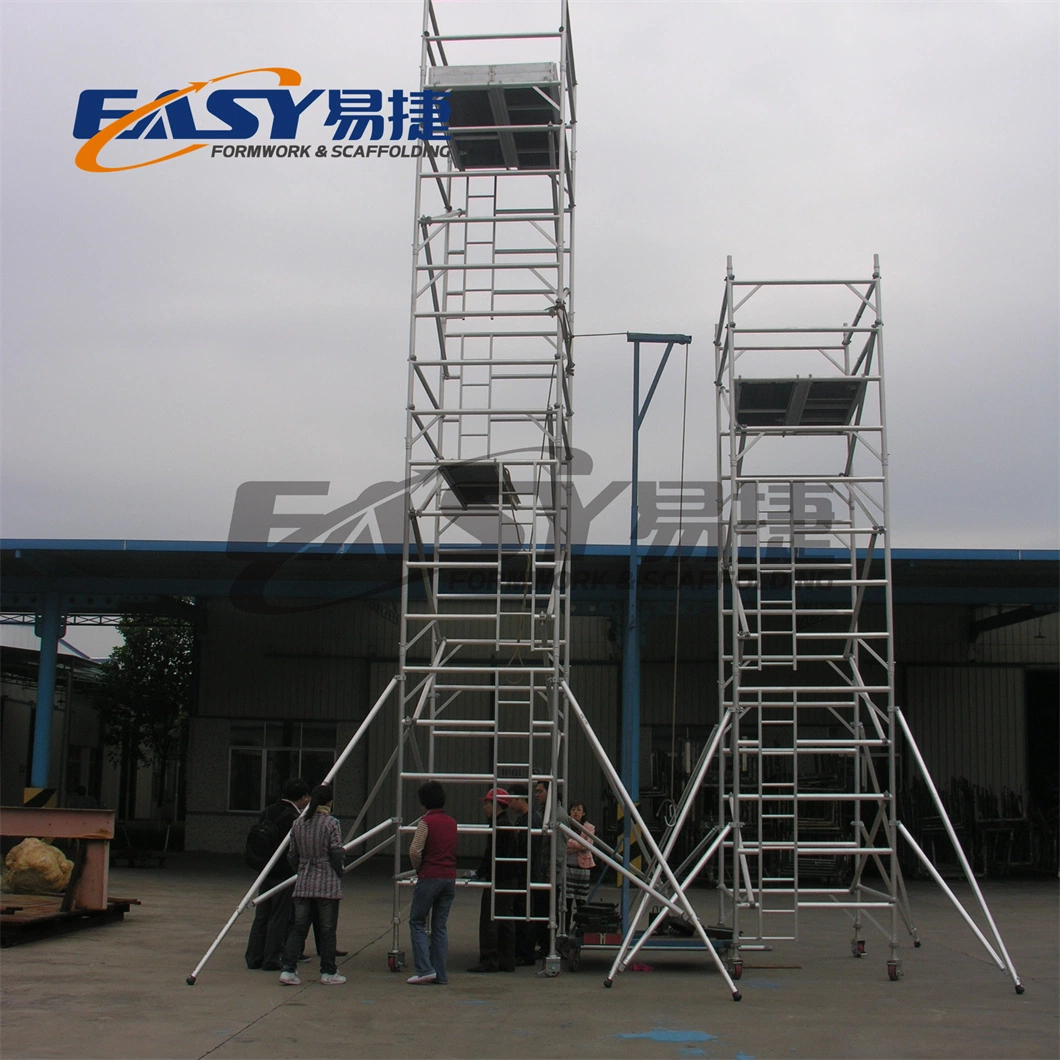 Easy Scaffolding Outdoor Aluminium Mobile Platform Scaffold Tower Price