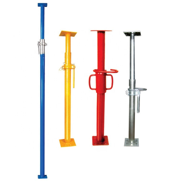 Powder Coated Steel Adjustable Shoring Props Heavy Duty Metal Scaffolding Acrow Jack Formwork Prop