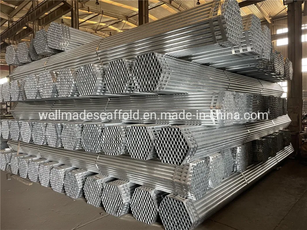 Oil&Gas Rig ERW Galvanized Scaffolding Steel Pipe