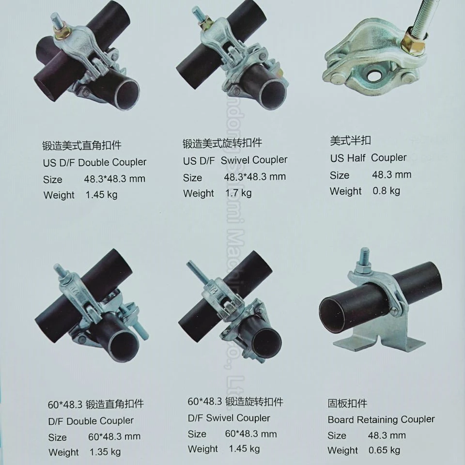 JIS and British Pressed and Drop Forged Swivel Scaffolding Coupler/Pipe Scaffold Coupler