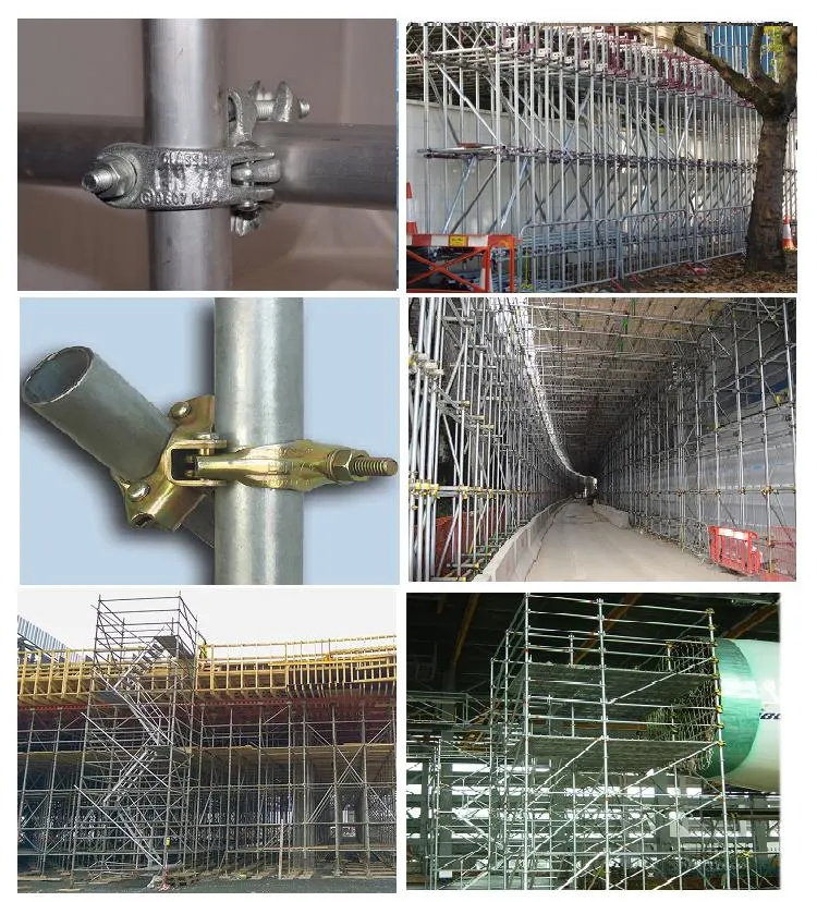Scaffolding Coupler Weight System Parts JIS Pressed Double Tube Coupler BS1139 Scaffolding Clamp