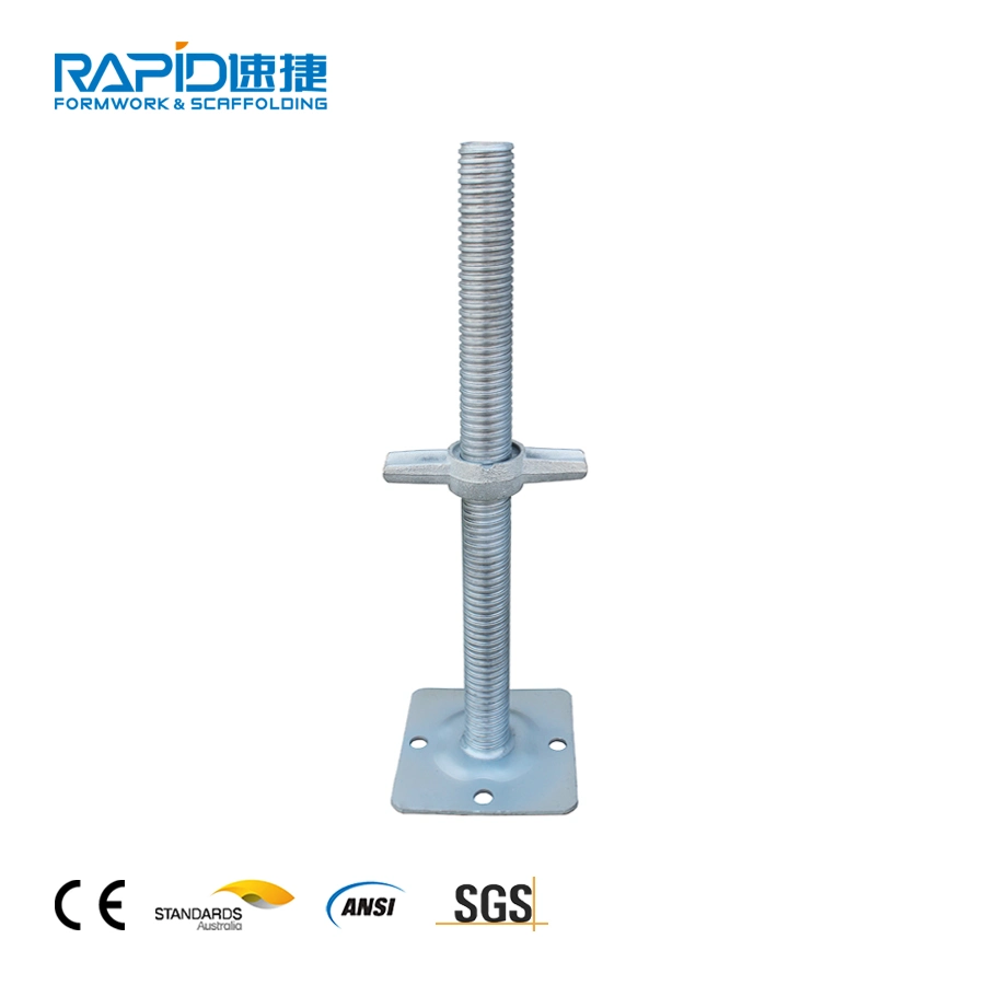 High Quality Steel Scaffolding Adjustable Base Jack/ U-Head Screw Jack