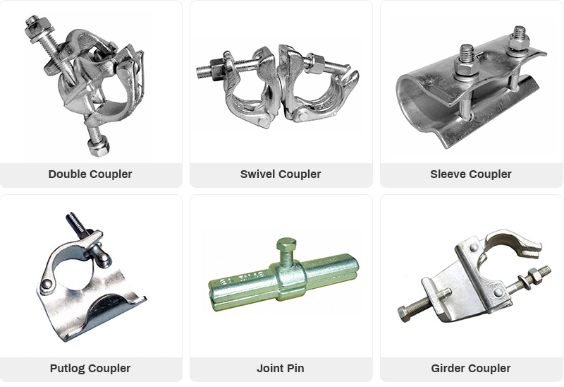 BS Standard Durable Export Quality Scaffolding Board Retaining Coupler for High Rise Buildings