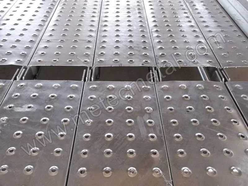 Certified Scaffold System Plank, Galvanized Metal Layher Scaffold Deck, Planks for Steel Ringlock Scaffold Accessory, Planks for Steel Ringlock Scaffolding