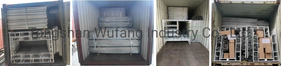 Walk Through Ladder Steel Scaffolding Frame Scaffold 3FT 4FT 5.5FT Office Building