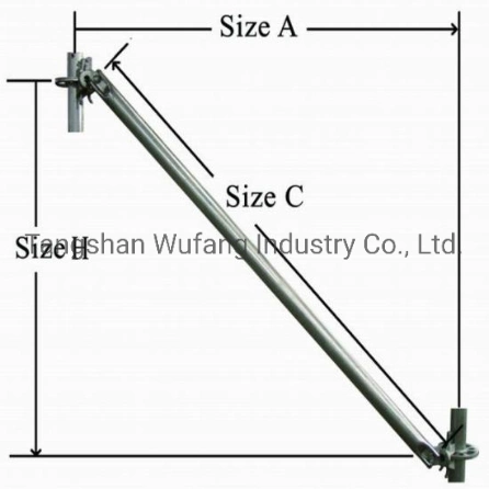 Hot DIP Galvanized British Standard Components Ledger Disk Lock Steel Tubular Scaffolding