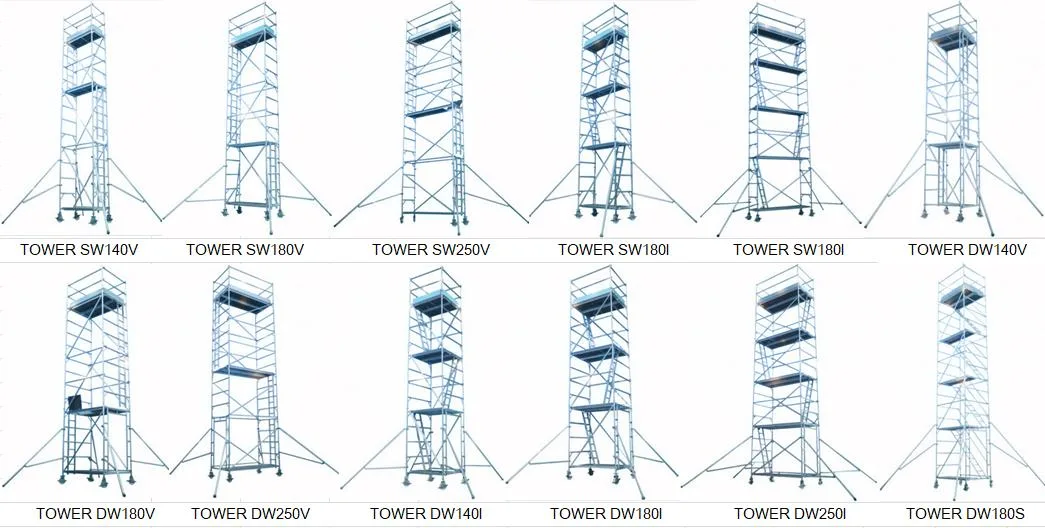 Portable Scaffold Construction Supplies Wholesale Scaffolding Aluminum Mobile Tower